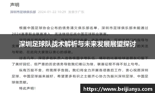 深圳足球队战术解析与未来发展展望探讨